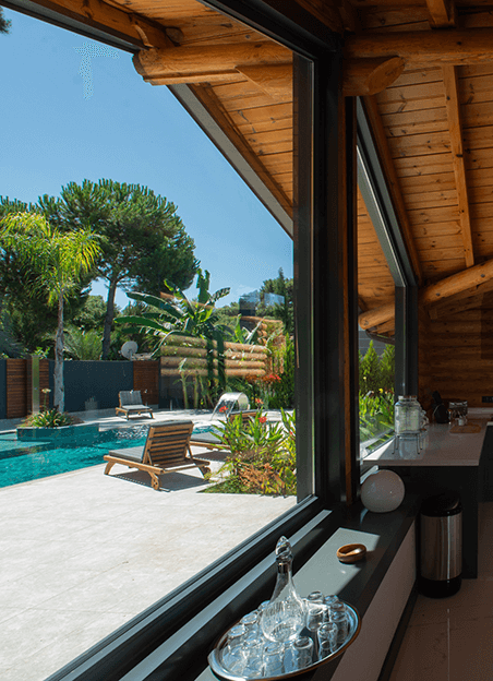 Luxusvilla Lignum mit privatem Pool – zu vermieten
